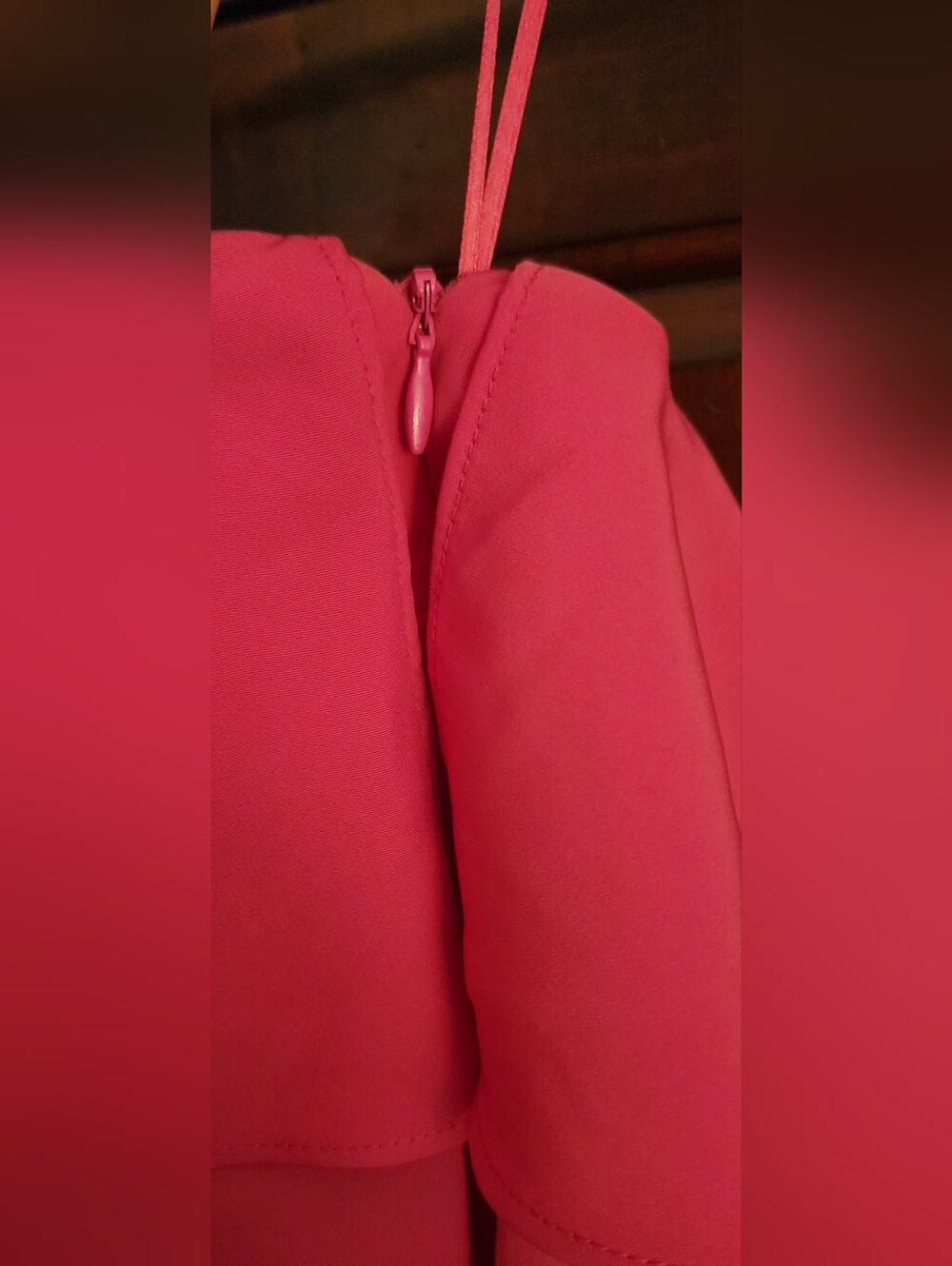 Dalia Pink One-Shoulder Ruffle Top - Picture 2 of 4